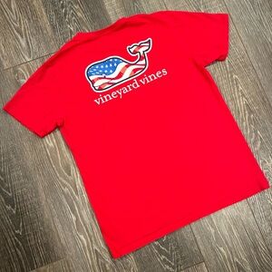 Vineyard Vines Patriotic Pocket Tee